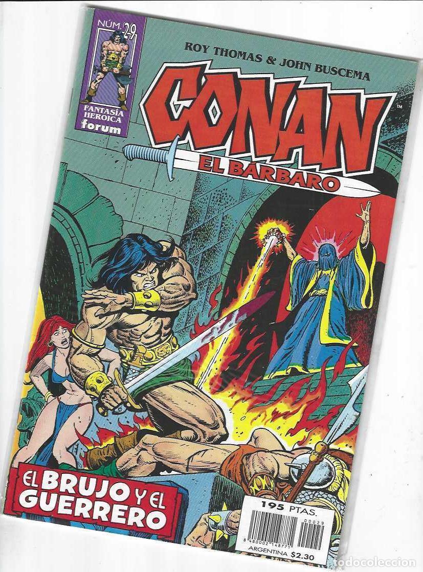 C&oacute;mics: CONAN EL BARBARO N&ordm; 29 - FANTASIA HEROICA - GRAPA FORUM - BUEN ESTADO