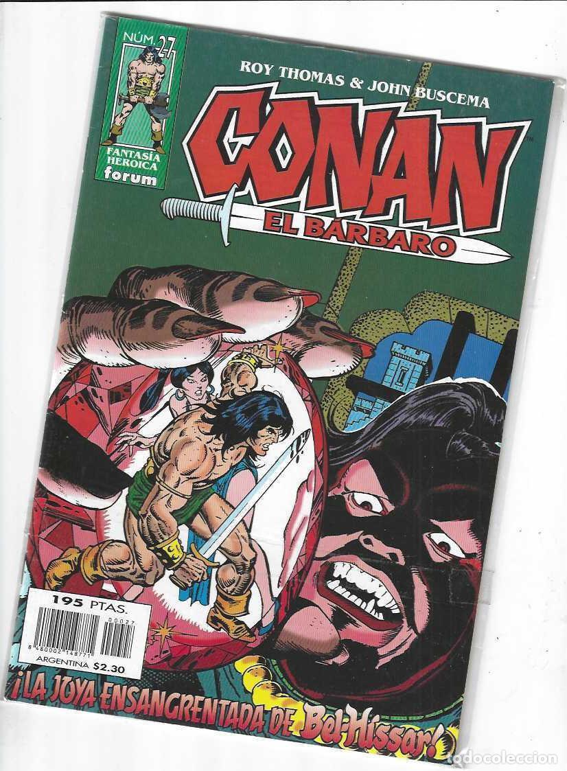 C&oacute;mics: CONAN EL BARBARO N&ordm; 27 - FANTASIA HEROICA - GRAPA FORUM - BUEN ESTADO