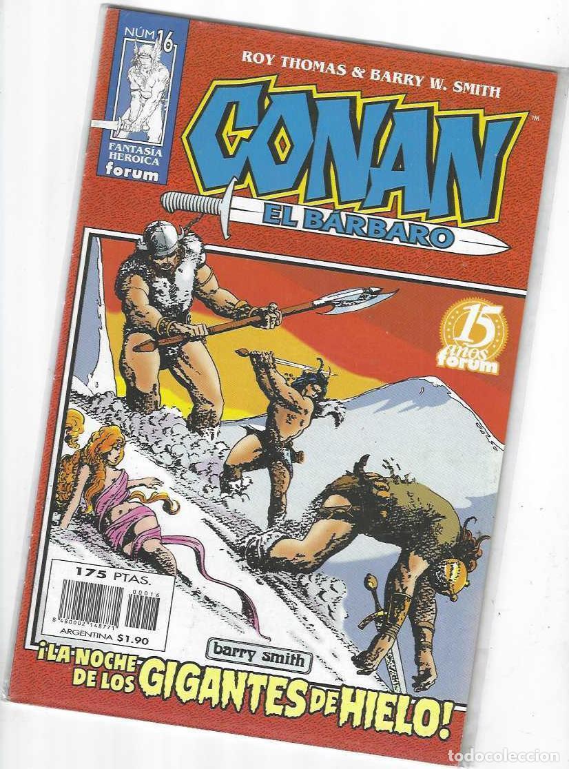 C&oacute;mics: CONAN EL BARBARO N&ordm; 16 - FANTASIA HEROICA - GRAPA FORUM - BUEN ESTADO