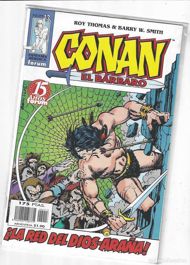 C&oacute;mics: CONAN EL BARBARO N&ordm; 13 - FANTASIA HEROICA - GRAPA FORUM - BUEN ESTADO