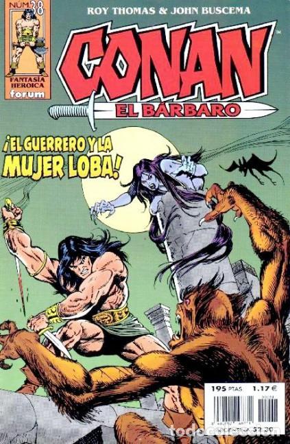 C&oacute;mics: CONAN EL BARBARO N&ordm; 38 - FANTASIA HEROICA - GRAPA FORUM - BUEN ESTADO