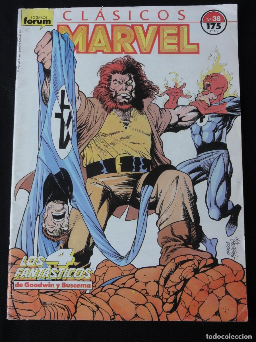 C&oacute;mics: CLASICOS MARVEL. N&ordm; 38 DE 41. ED. PLANETA/FORUM 1988. C-31B