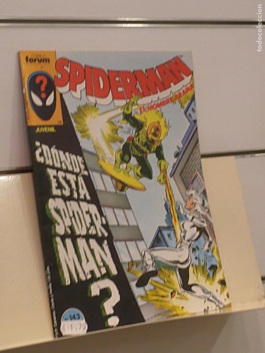 C&oacute;mics: SPIDERMAN EL HOMBRE ARA&Ntilde;A VOL. 1 N&ordm; 143 MARVEL - FORUM