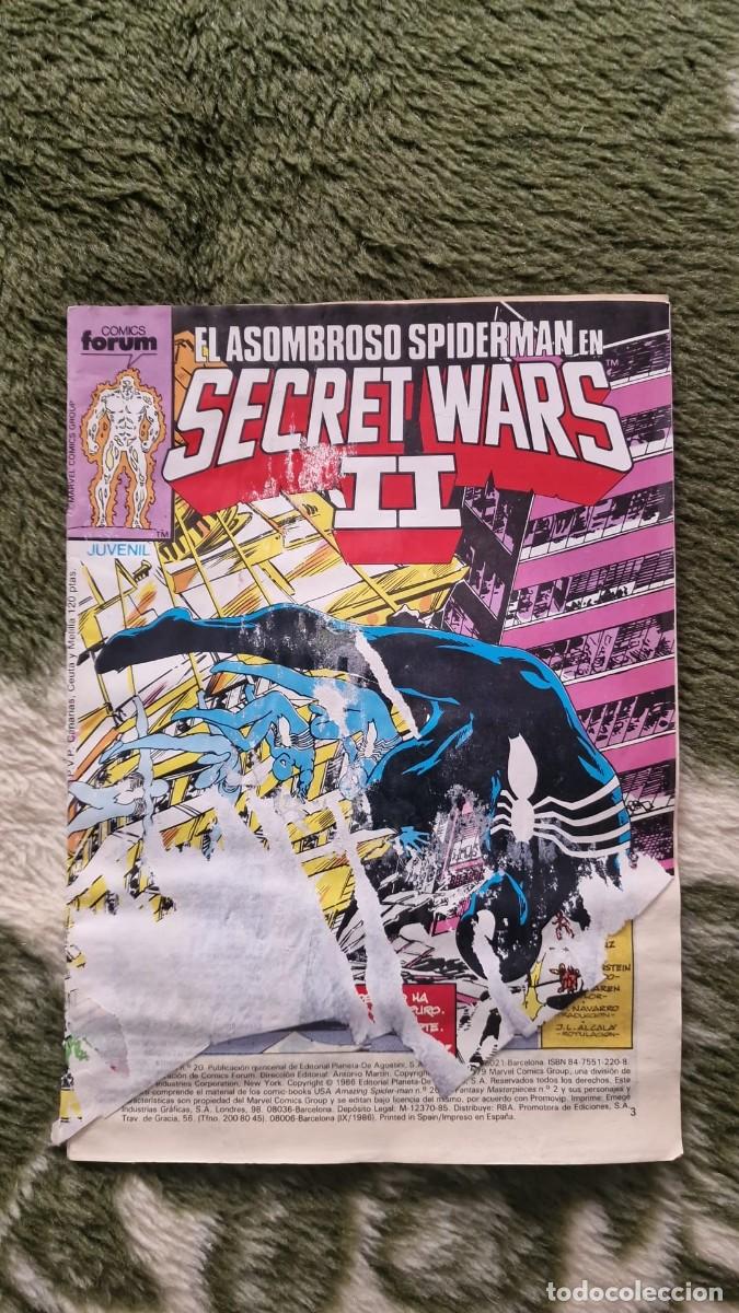 C&oacute;mics: SECRET WARS 1 Y 2 (OBRA COMPLETA 50 N&Uacute;MEROS) - FORUM - Foto 28