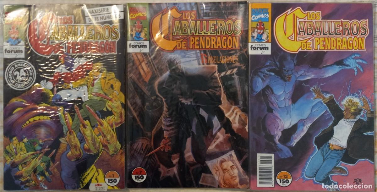 C&oacute;mics: LOS CABALLEROS DE PENDRAG&Oacute;N #1-18, ABNETT + ERSKINE + DAVIS + BOLTON + BISLEY (F&oacute;rum) SERIE COMPLETA