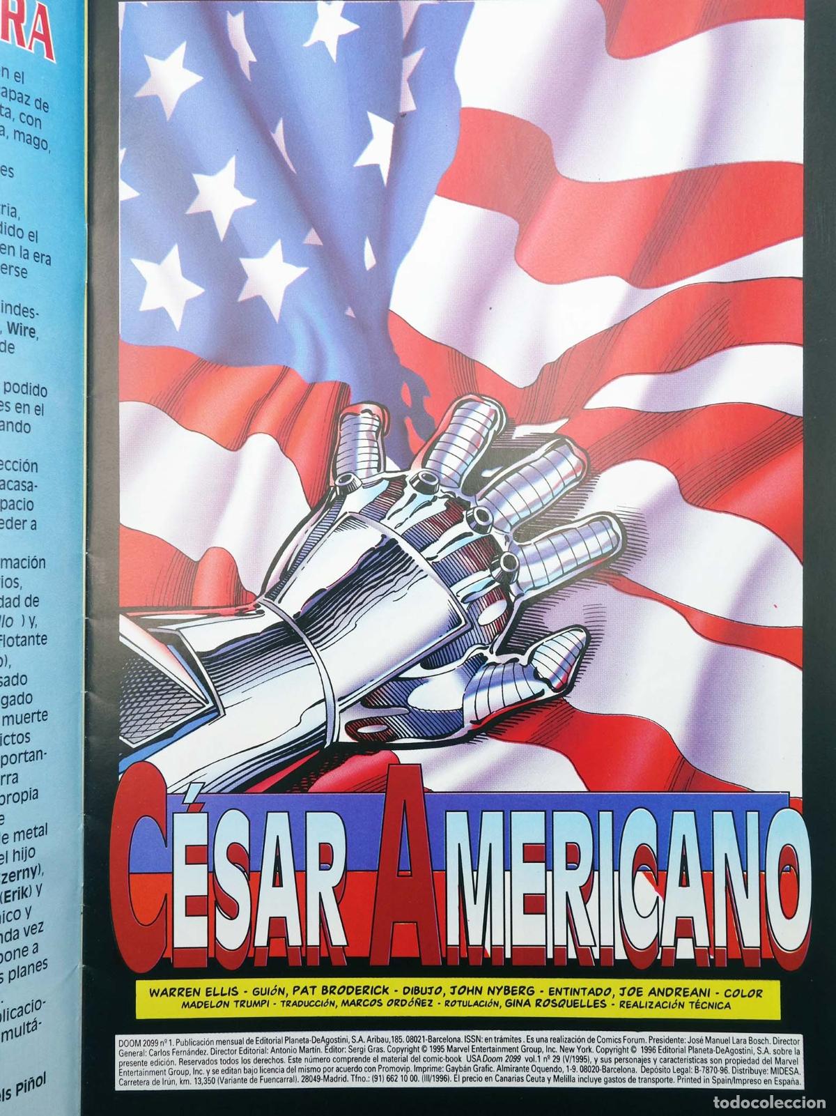 C&oacute;mics: 2099 AD DOOM 1 A 10. COMPLETA. Forum, 1996 - Foto 6