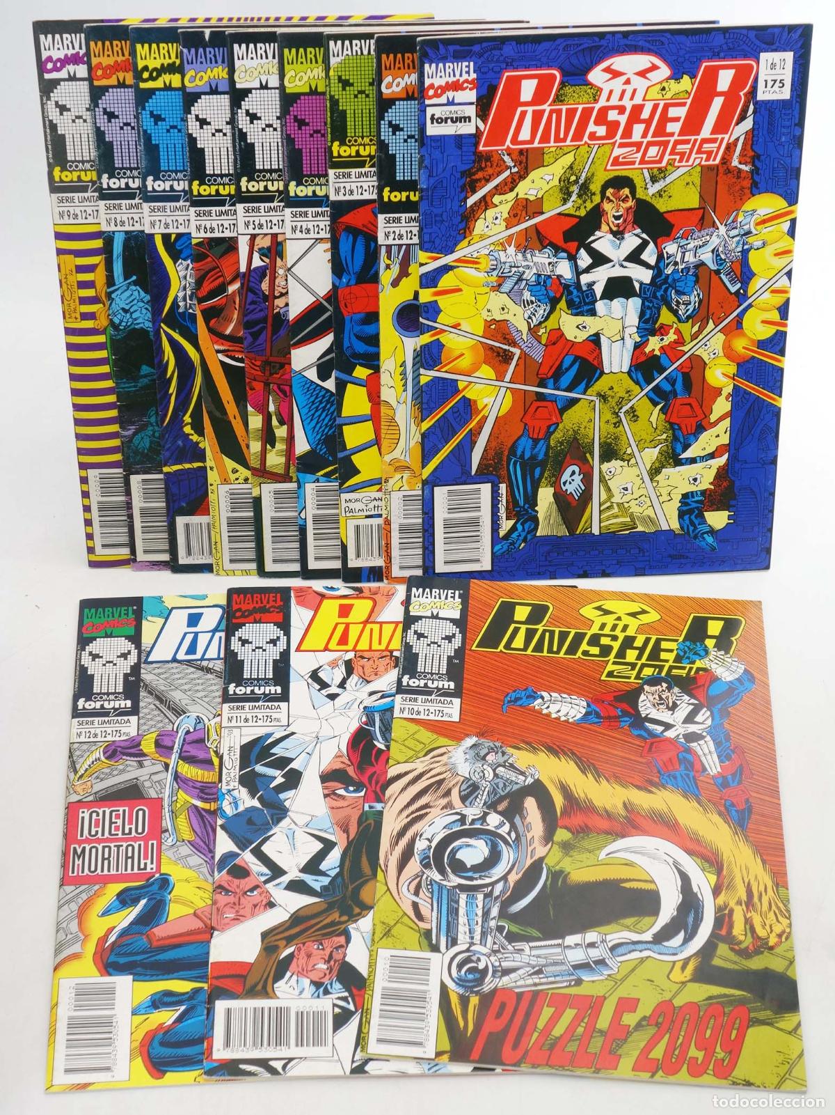C&oacute;mics: PUNISHER 2099 1 A 12. COMPLETA. Forum, 1994