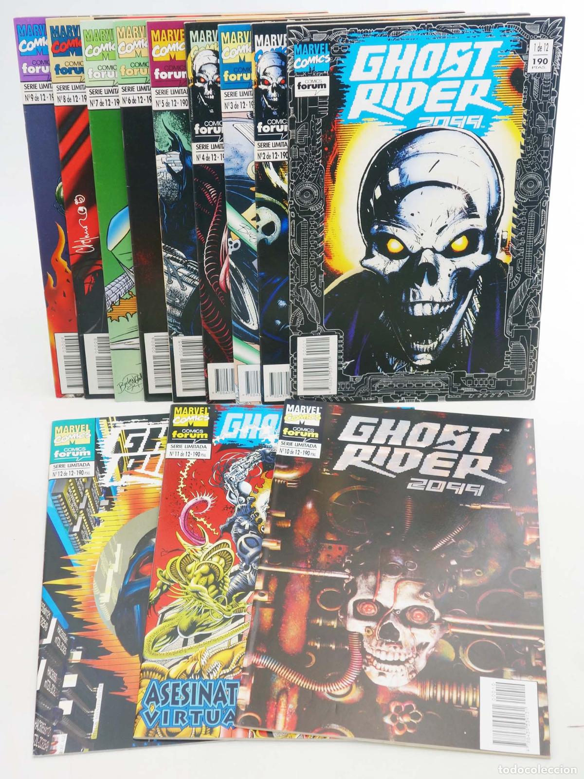 C&oacute;mics: GHOST RIDER 2099 1 A 12. COMPLETA. Forum, 1995