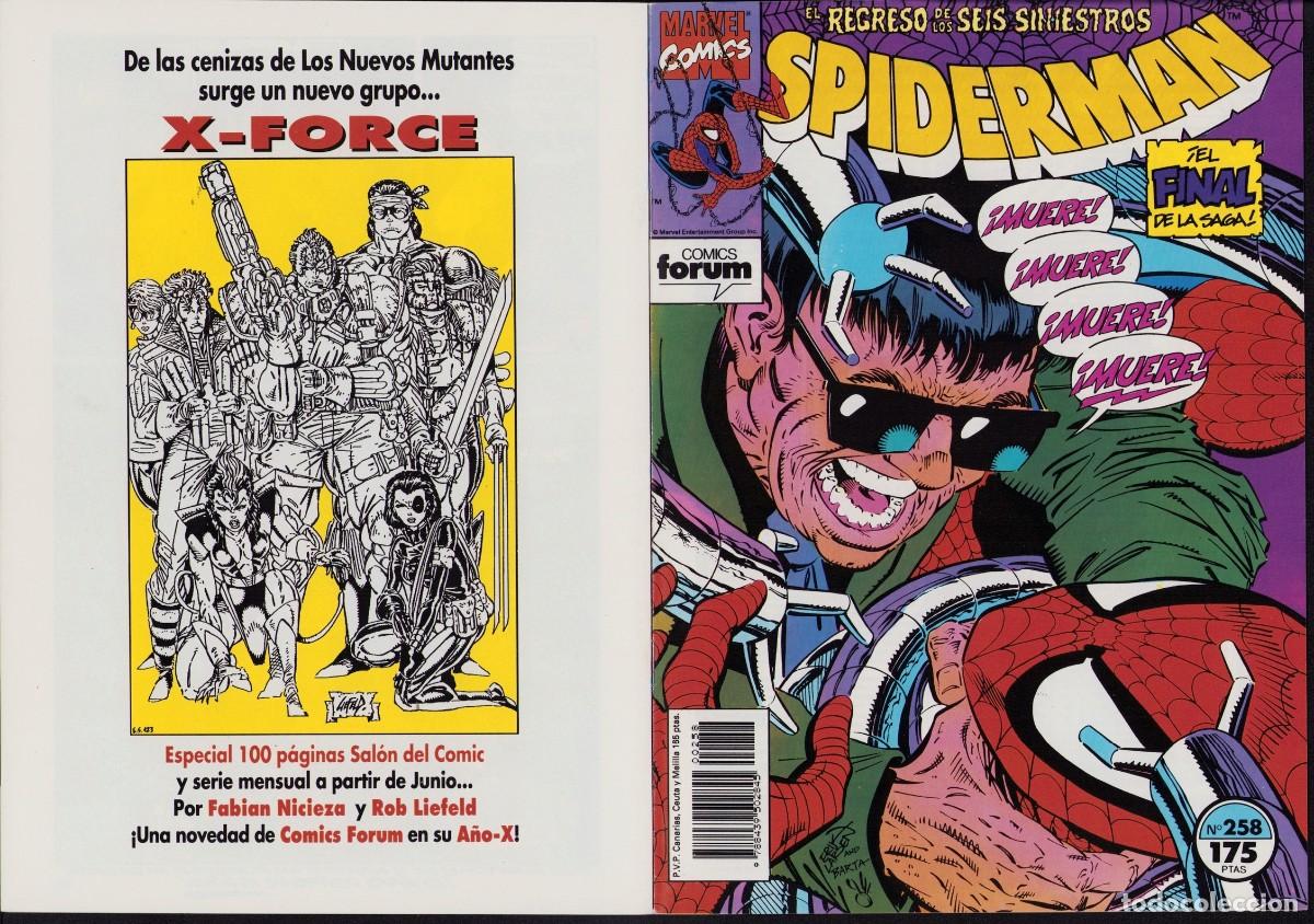 C&oacute;mics: Spiderman Vol. 1 N&ordm; 258 - Comic Forum 1992 - Foto 2