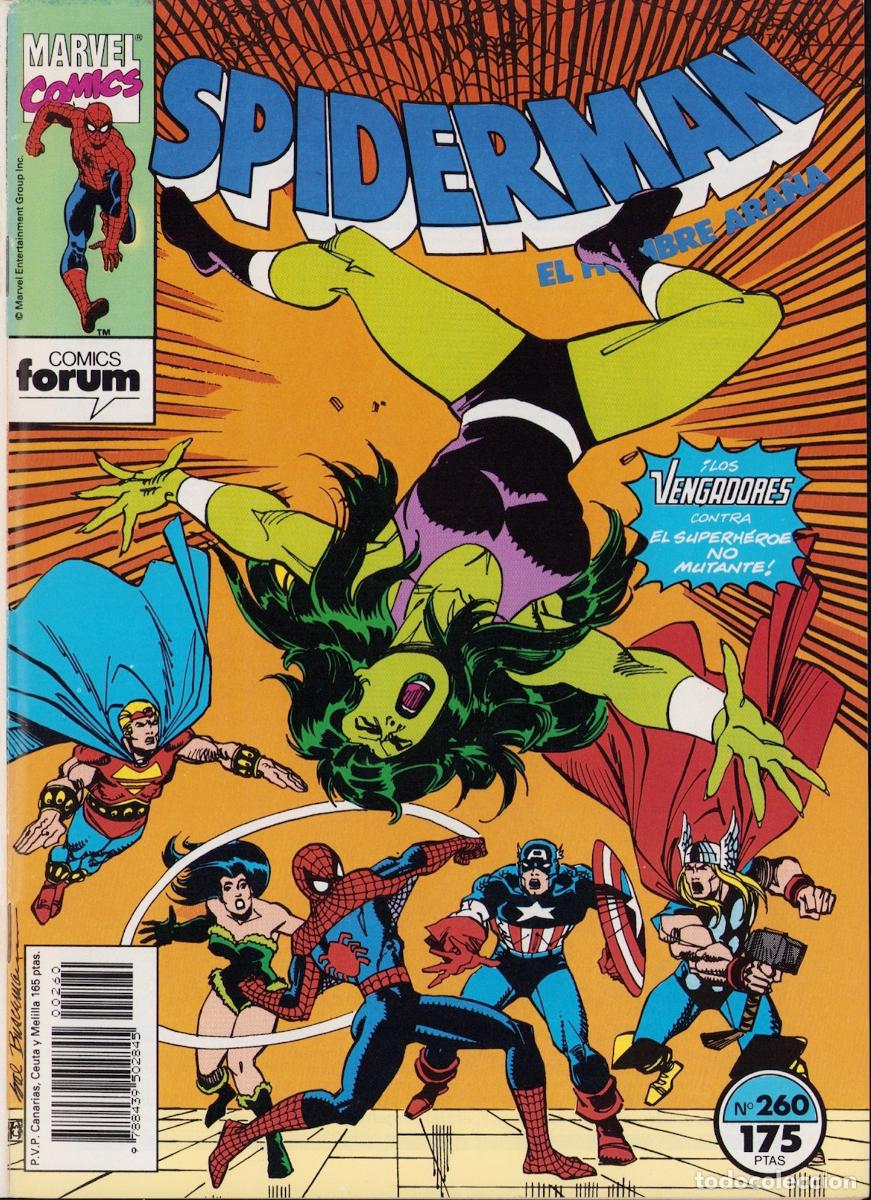 C&oacute;mics: Spiderman Vol. 1 N&ordm; 260 - Comic Forum 1992 - Foto 1