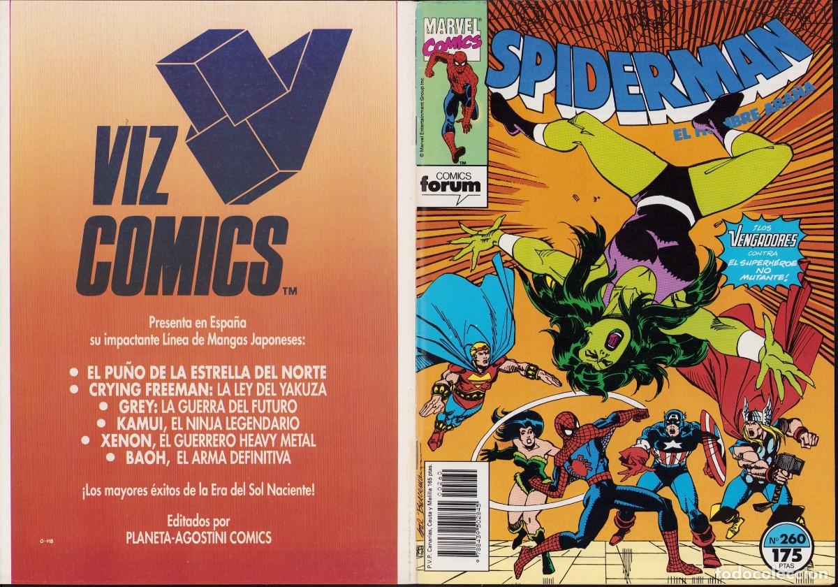 C&oacute;mics: Spiderman Vol. 1 N&ordm; 260 - Comic Forum 1992 - Foto 2