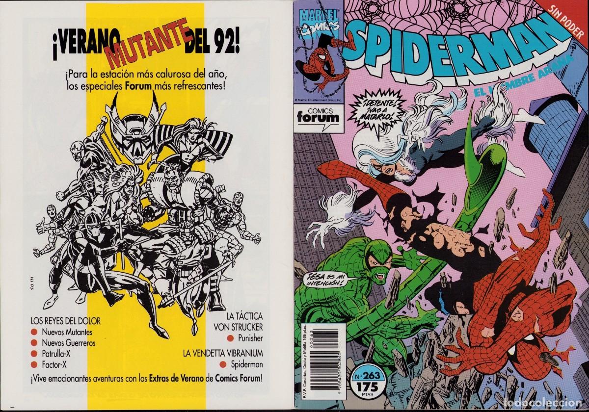 C&oacute;mics: Spiderman Vol. 1 N&ordm; 263 - Comic Forum 1992 - Foto 2