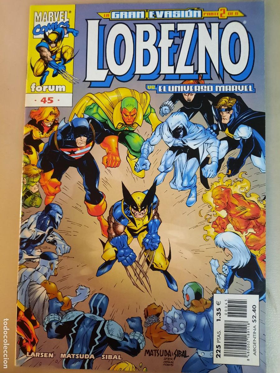 C&oacute;mics: LOBEZNO N&ordm; 45 - ED. FORUM - Foto 1