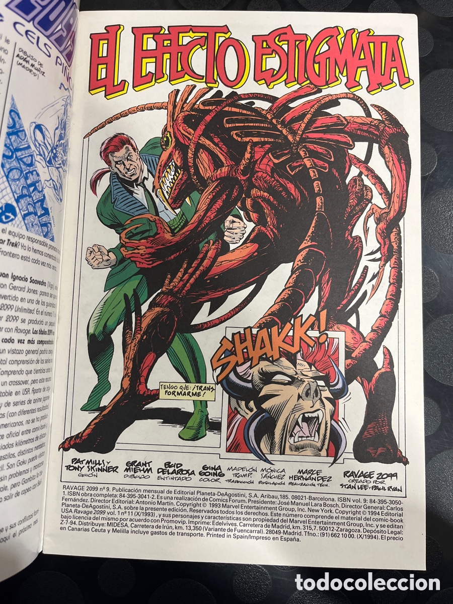 C&oacute;mics: RAVAGE 2099 N.9 EL EFECTO ESTIGMATA ( 1994/1995 ) - Foto 3