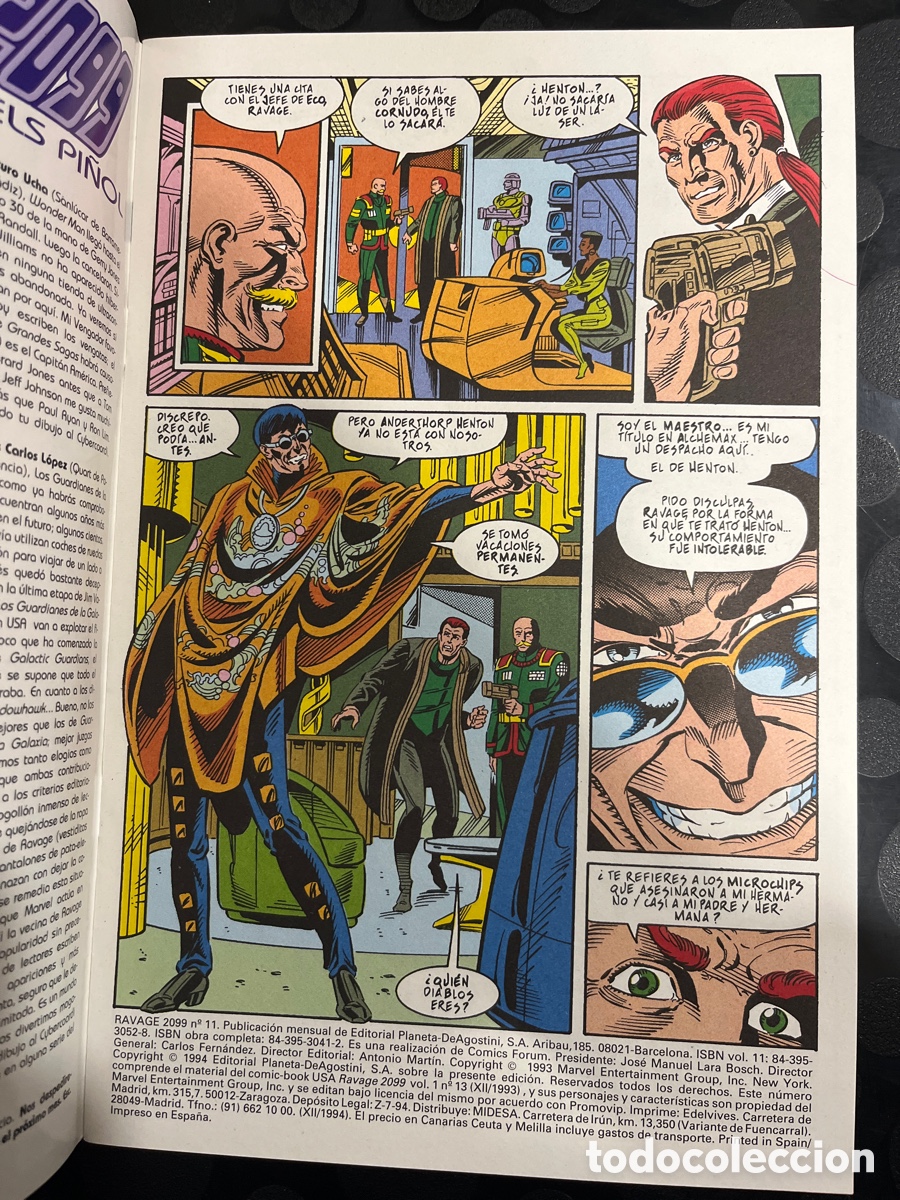 C&oacute;mics: RAVAGE 2099 N.11 OJO CON EL ANIMEK ( 1994/1995 ) - Foto 3