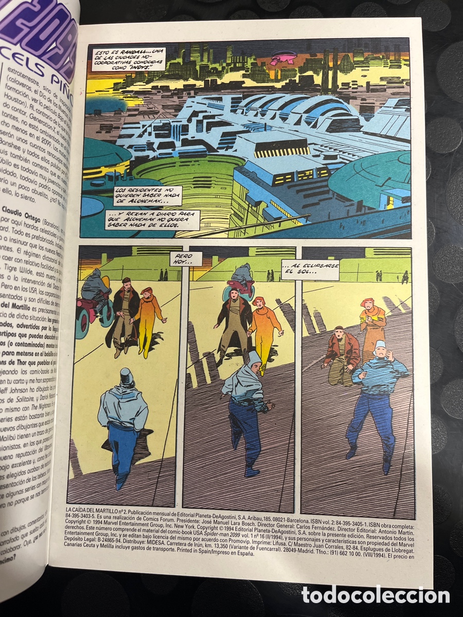 C&oacute;mics: 2099 N.2 LA CA&Iacute;DA DEL MARTILLO ( 1994 ) - Foto 3