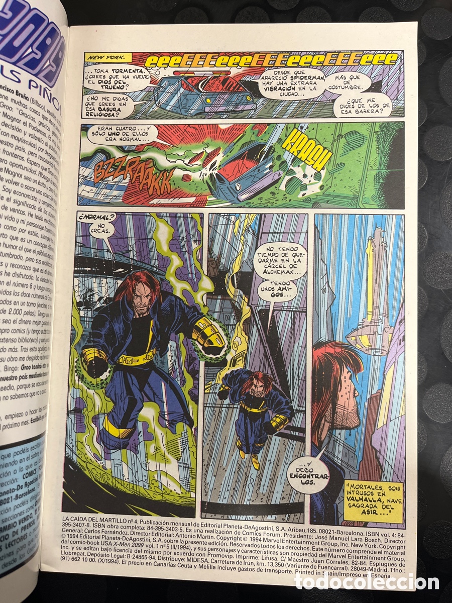 C&oacute;mics: 2099 N.4 LA CA&Iacute;DA DEL MARTILLO ( 1994 ) - Foto 3