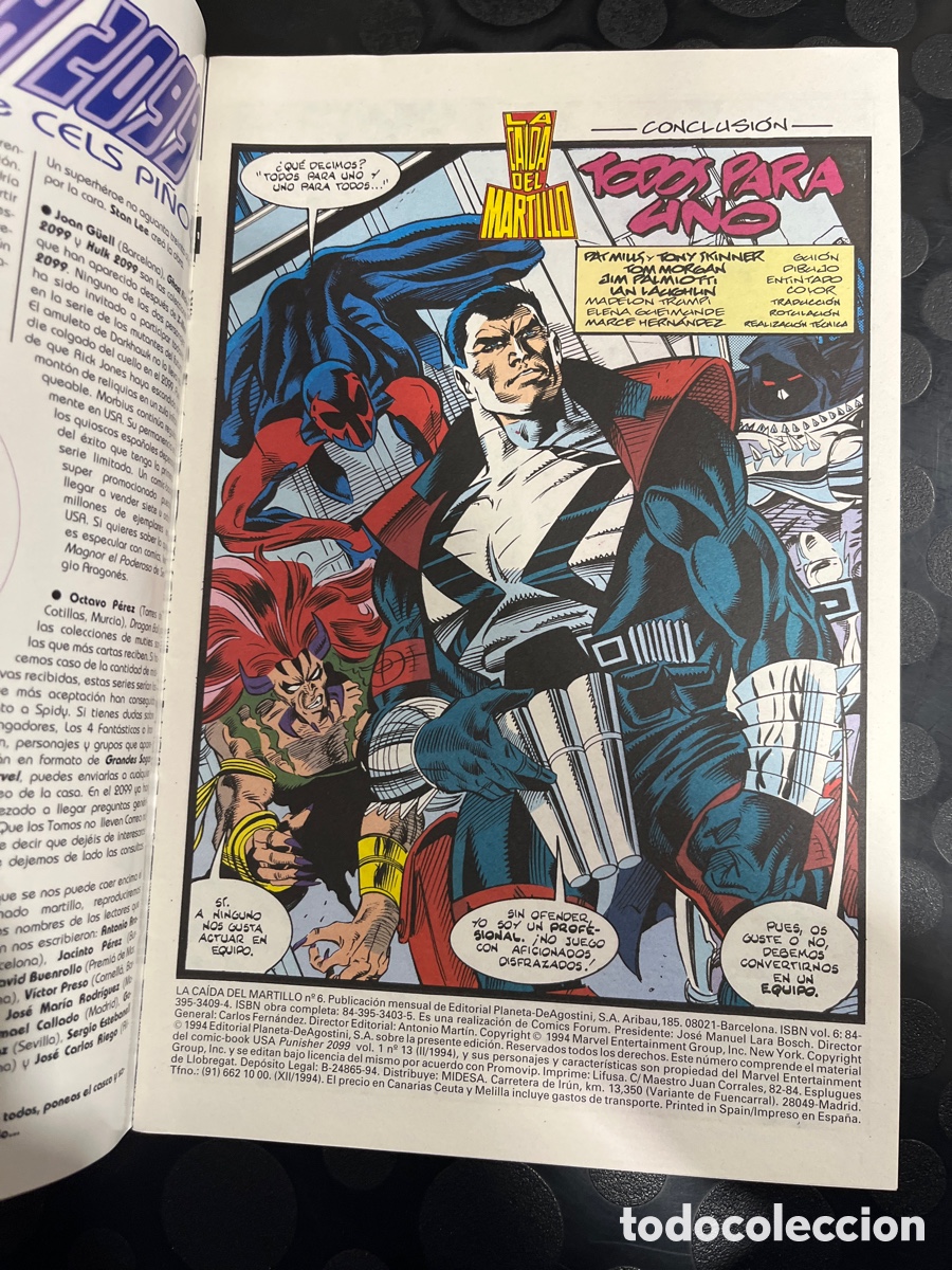 C&oacute;mics: 2099 N.6 LA CA&Iacute;DA DEL MARTILLO ( 1994 ) - Foto 3