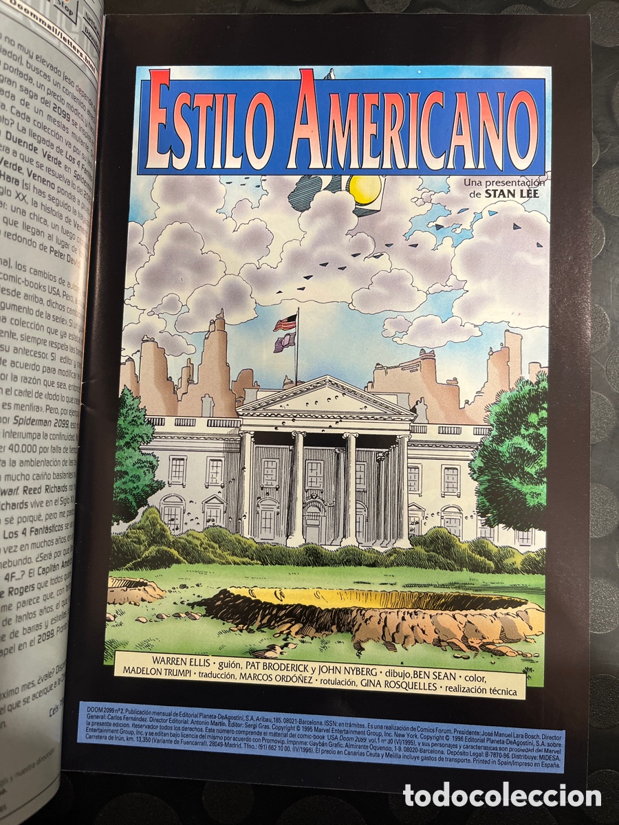 C&oacute;mics: DOOM 2099 A.D. N.2 ESTILO AMERICANO AD ( 1996/1997 ) - Foto 3