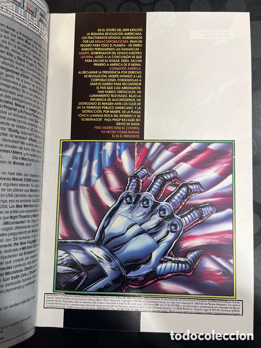 C&oacute;mics: DOOM 2099 A.D. N.4 ASCENSO AD ( 1996/1997 ) - Foto 3
