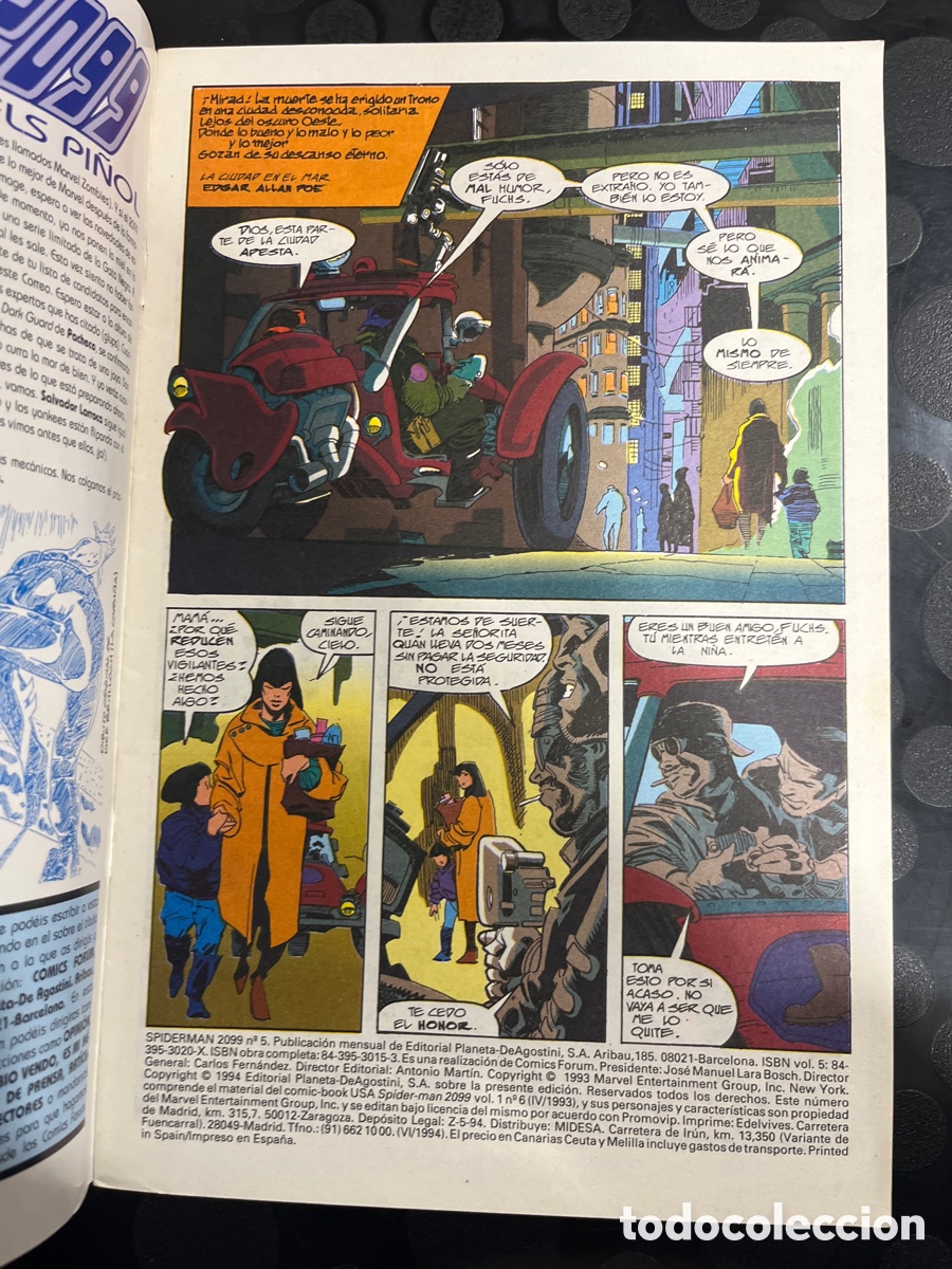 C&oacute;mics: SPIDERMAN 2099 VOL.1 N.5 CENTRO MORTAL ( 1994/1995 ) - Foto 3