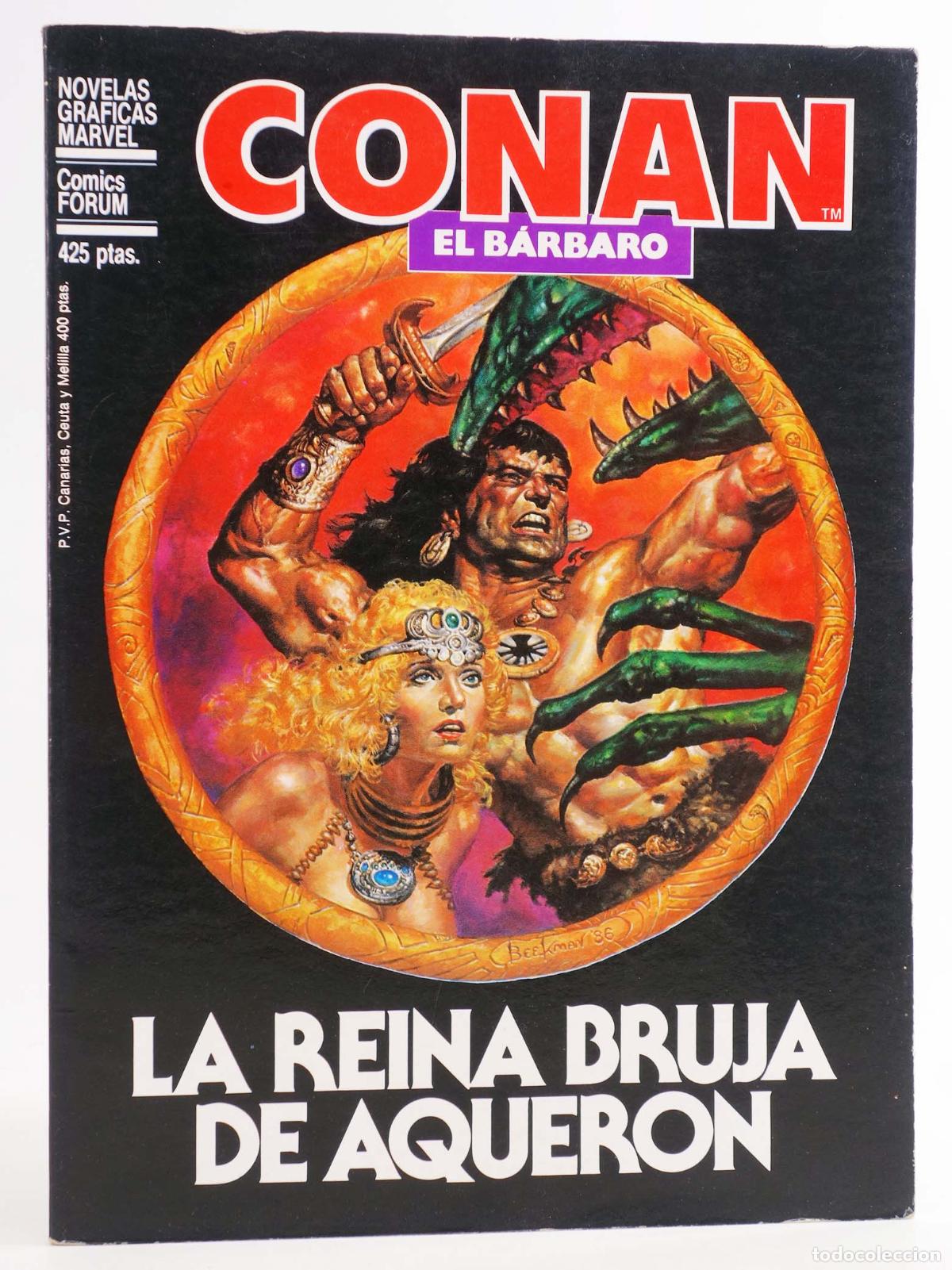 C&oacute;mics: NOVELAS GR&Aacute;FICAS MARVEL ESPECIAL 10. CONAN EL B&Aacute;RBARO. LA REINA BRUJA DE AQUER&Oacute;N (Don Kraar/Gary Kwa