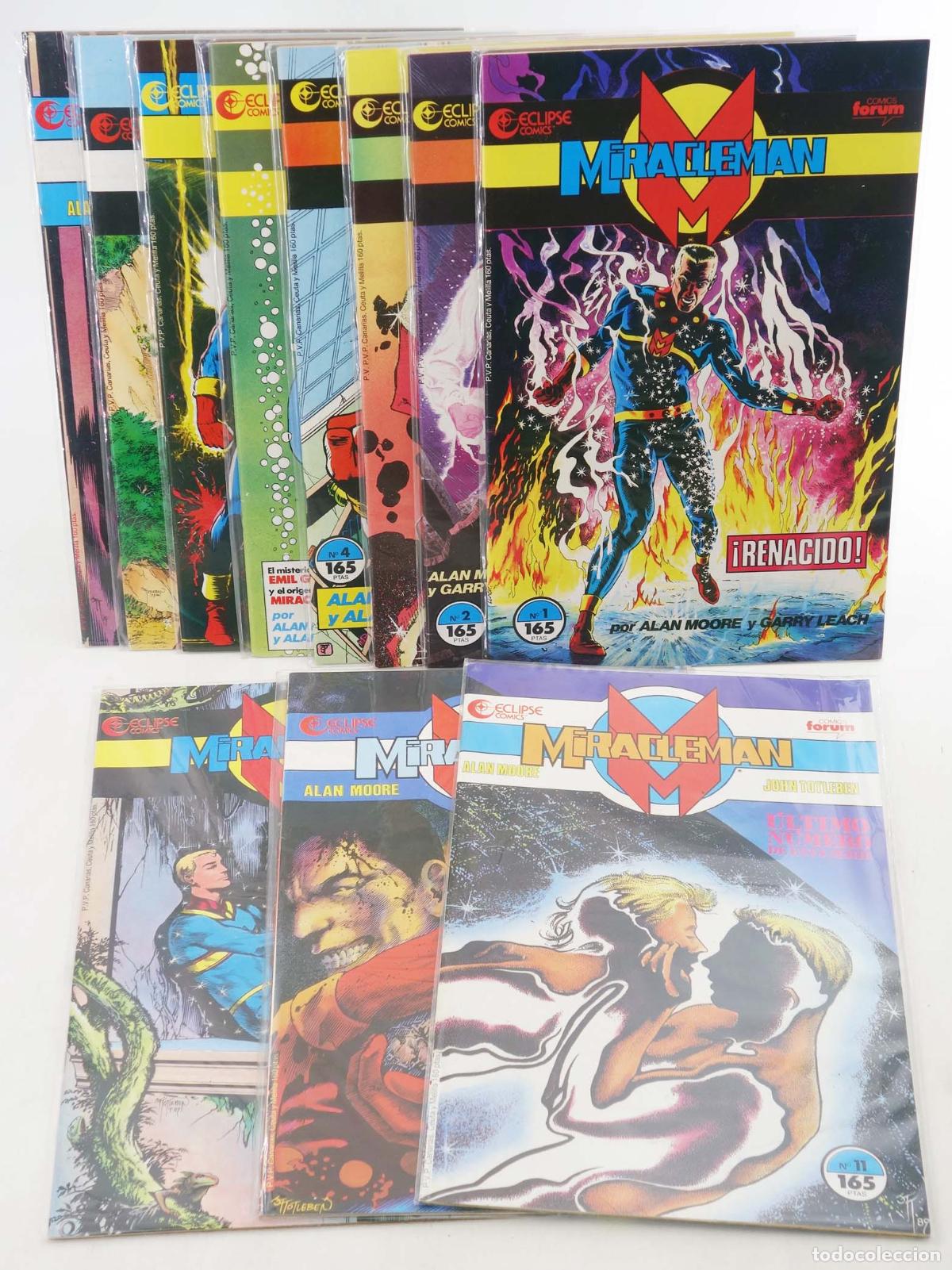 C&oacute;mics: ECLIPSE COMICS: MIRACLEMAN 1 A 11. COMPLETA MBE (Alan Moore) Forum, 1990