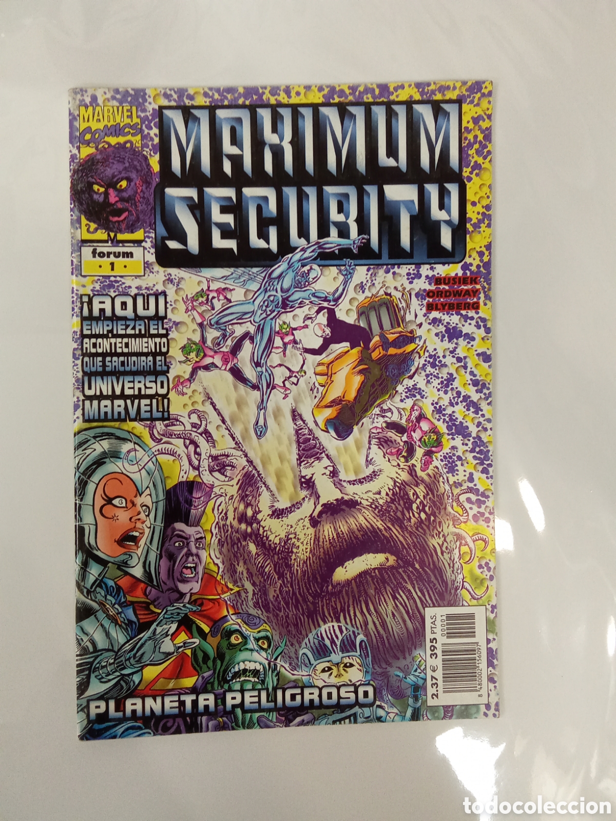 C&oacute;mics: MAXIMUM SECURITY. PLANETA PELIGROSO N&ordm;1