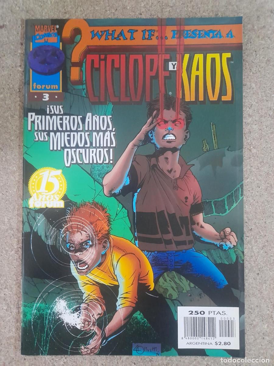 C&oacute;mics: What If 3.Vol.2.Ciclope y Kaos.Marvel.Forum