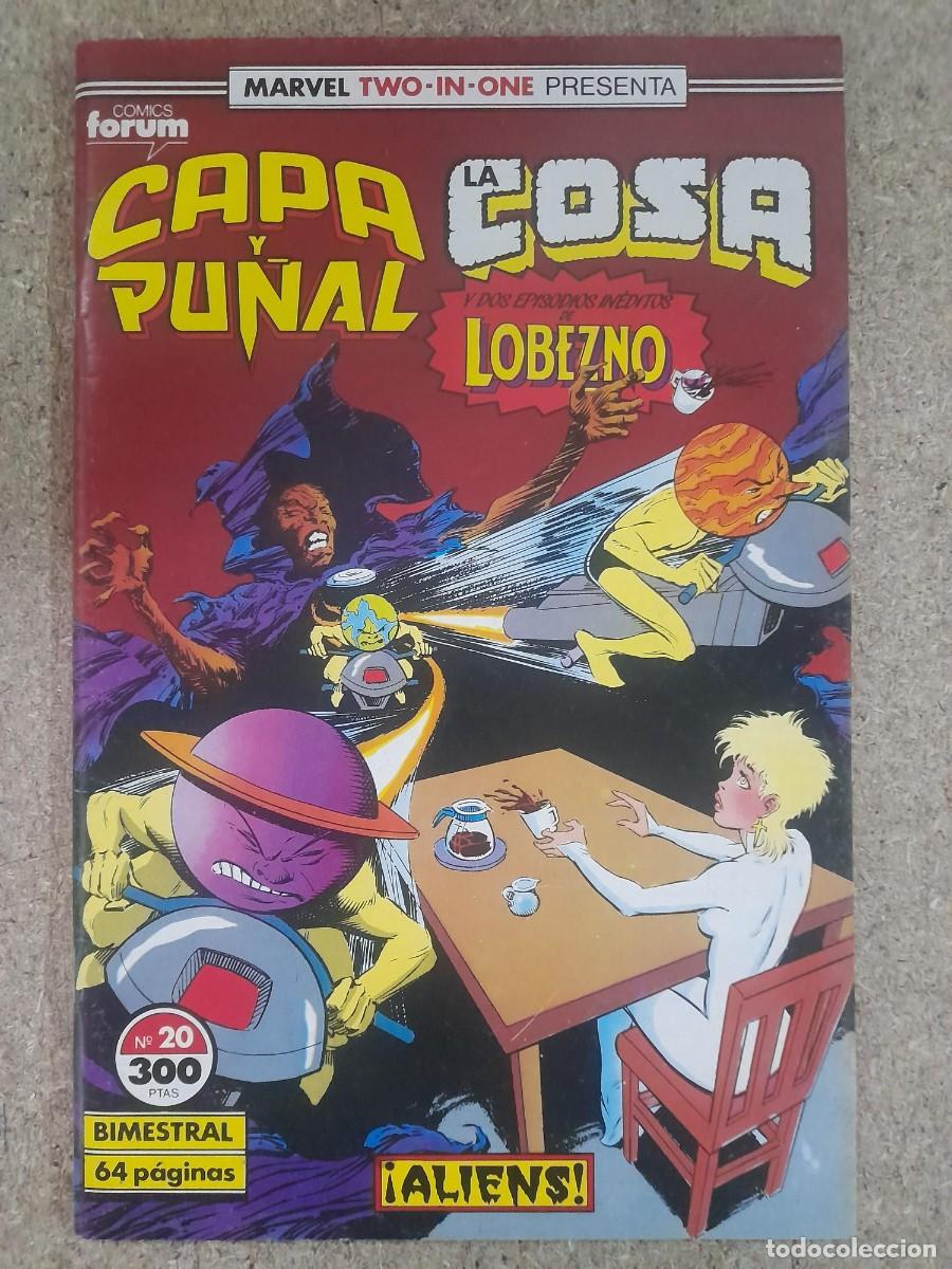 C&oacute;mics: Marvel Two In One.Capa y Pu&ntilde;al / La Cosa 20.Marvel.Forum