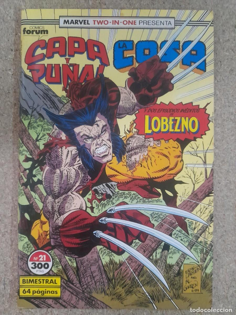 C&oacute;mics: Marvel Two In One.Capa y Pu&ntilde;al / La Cosa 21.Marvel.Forum
