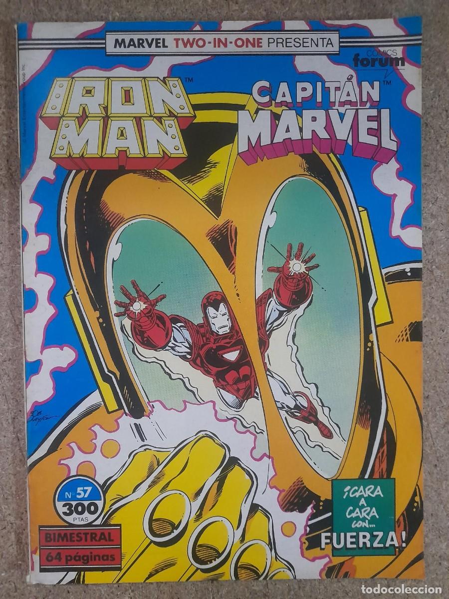 C&oacute;mics: Marvel Two In One.Iron Man/Capitan Marvel 57.Marvel.Forum