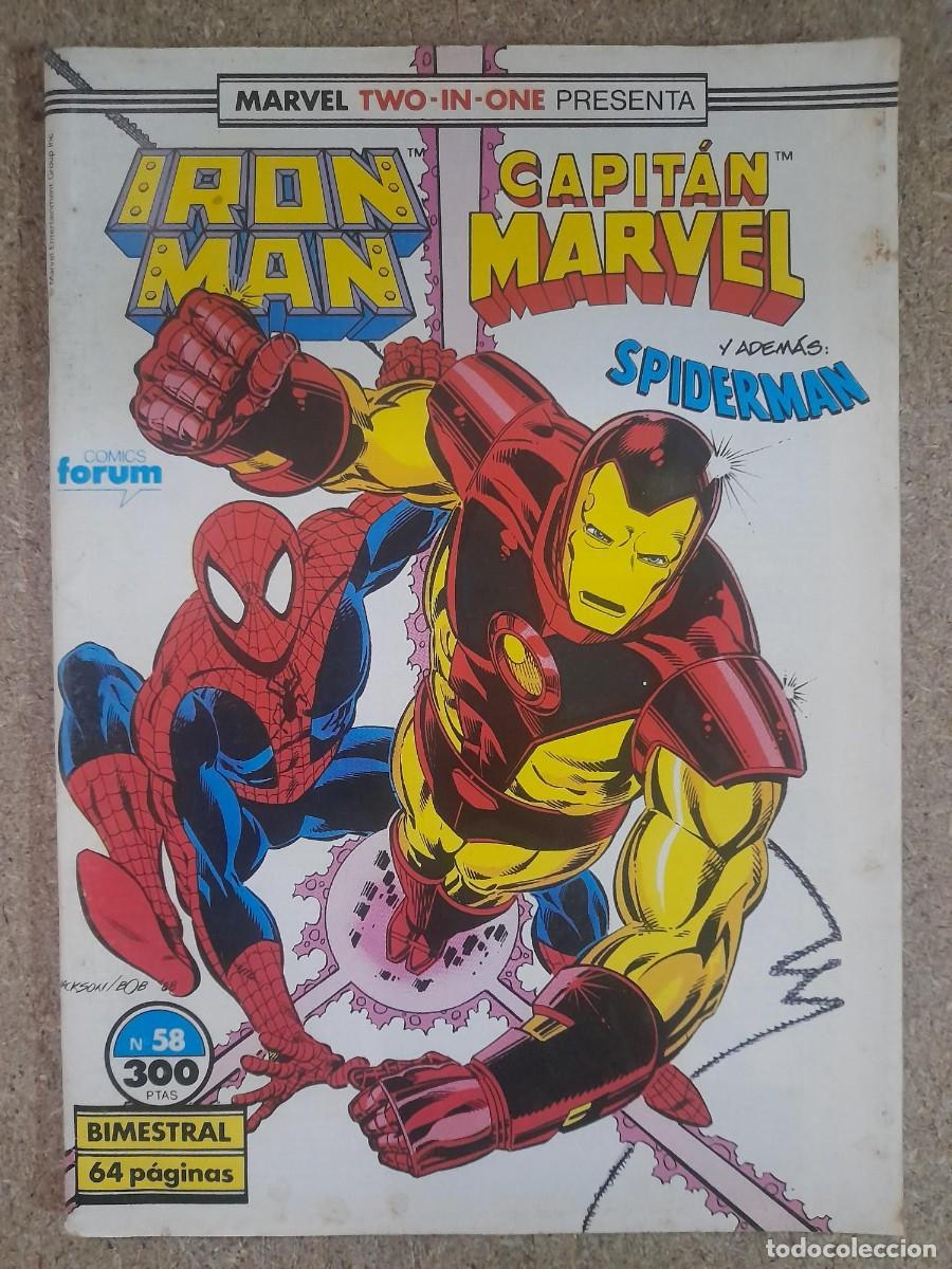C&oacute;mics: Marvel Two In One.Iron Man/Capitan Marvel 58.Marvel.Forum