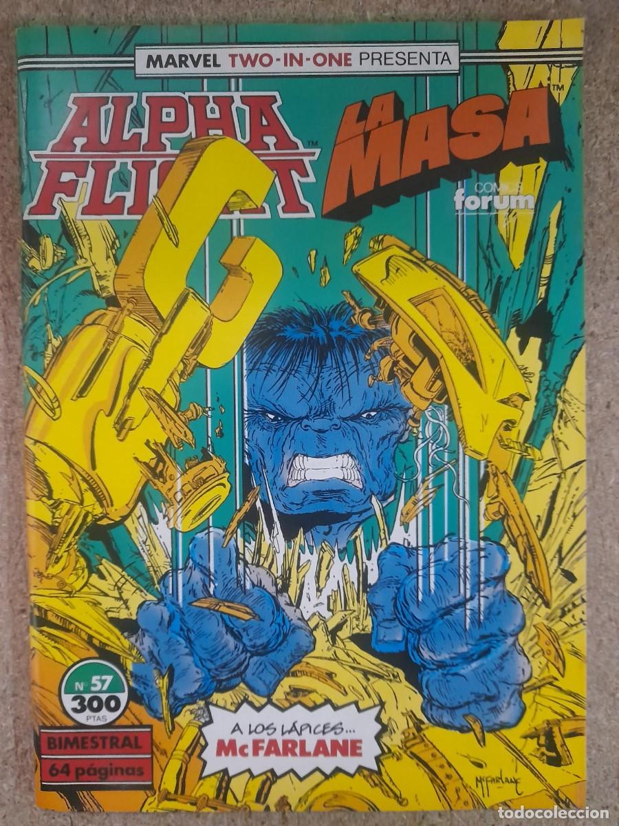 C&oacute;mics: Marvel Two In One.Alpha Flight/La Masa 57.Marvel.Forum