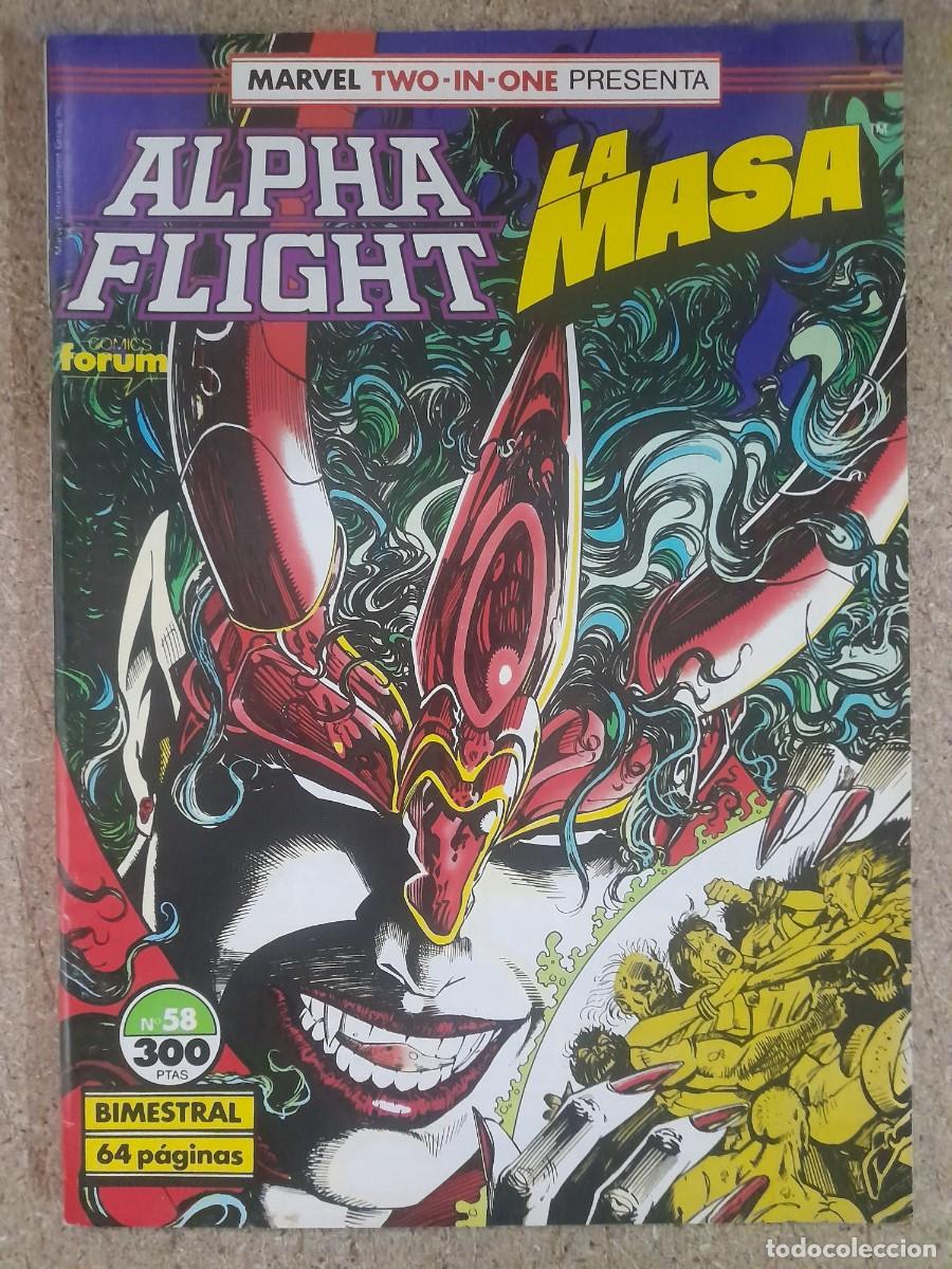 C&oacute;mics: Marvel Two In One.Alpha Flight/La Masa 58.Marvel.Forum