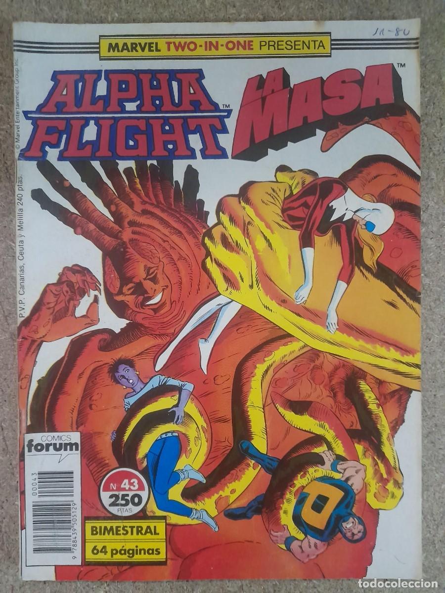 C&oacute;mics: Marvel Two In One.Alpha Flight/La Masa 43.Marvel.Forum
