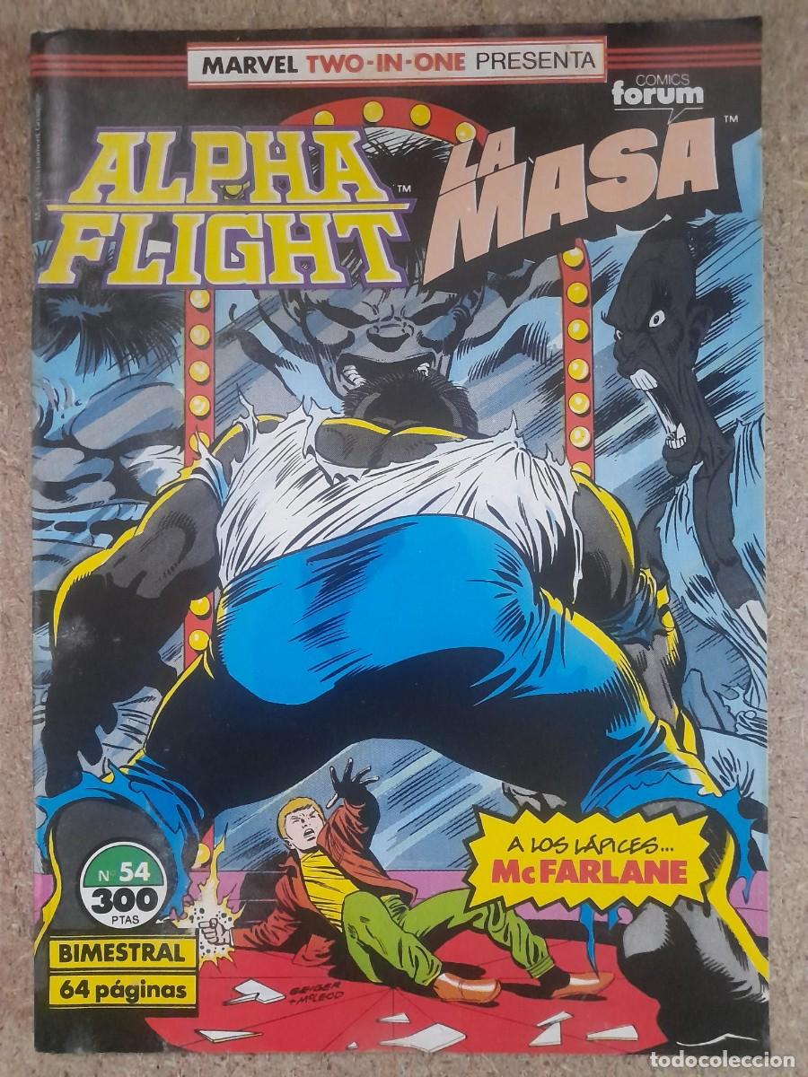 C&oacute;mics: Marvel Two In One.Alpha Flight/La Masa 54.Marvel.Forum