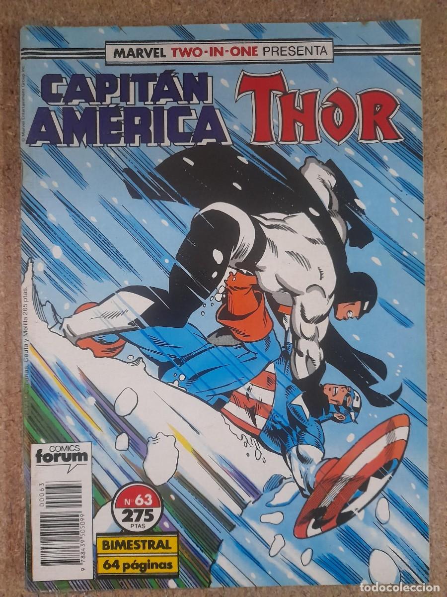 C&oacute;mics: Marvel Two In One.Capitan America/Thor 63.Marvel.Forum