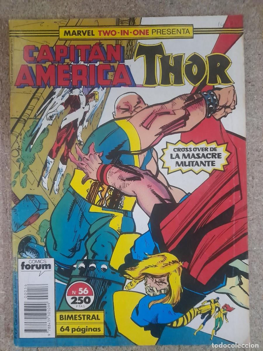 C&oacute;mics: Marvel Two In One.Capitan America/Thor 56.Marvel.Forum