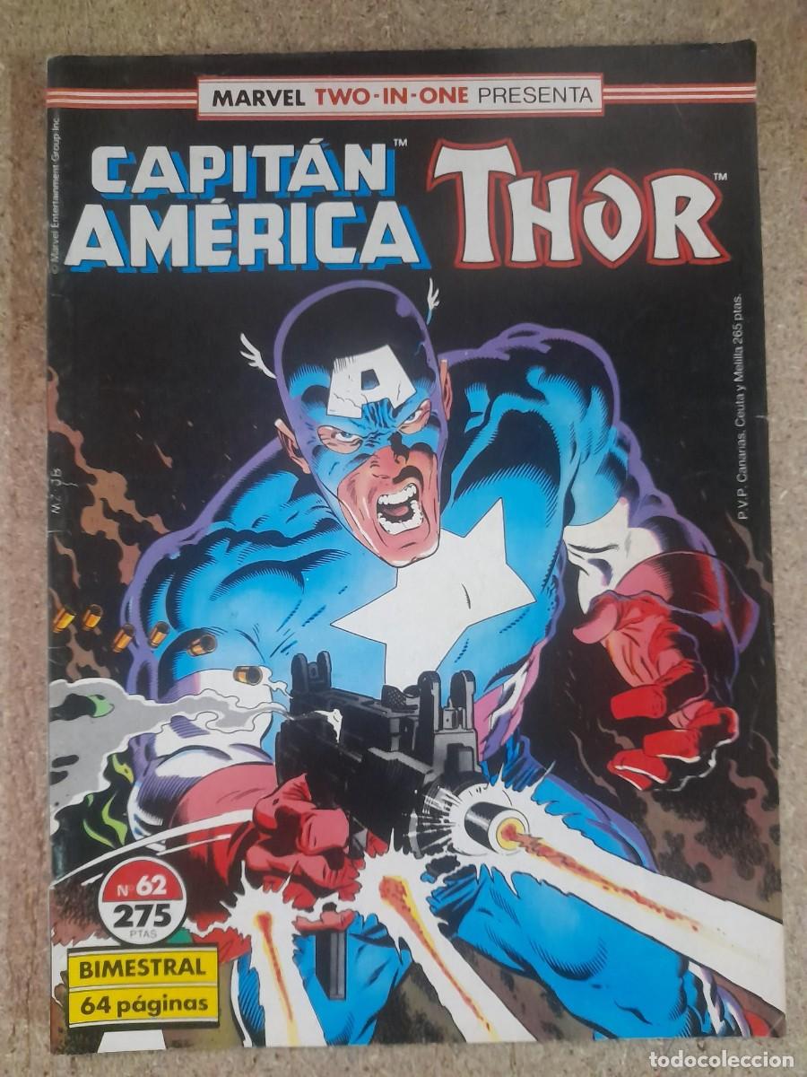 C&oacute;mics: Marvel Two In One.Capitan America/Thor 62.Marvel.Forum