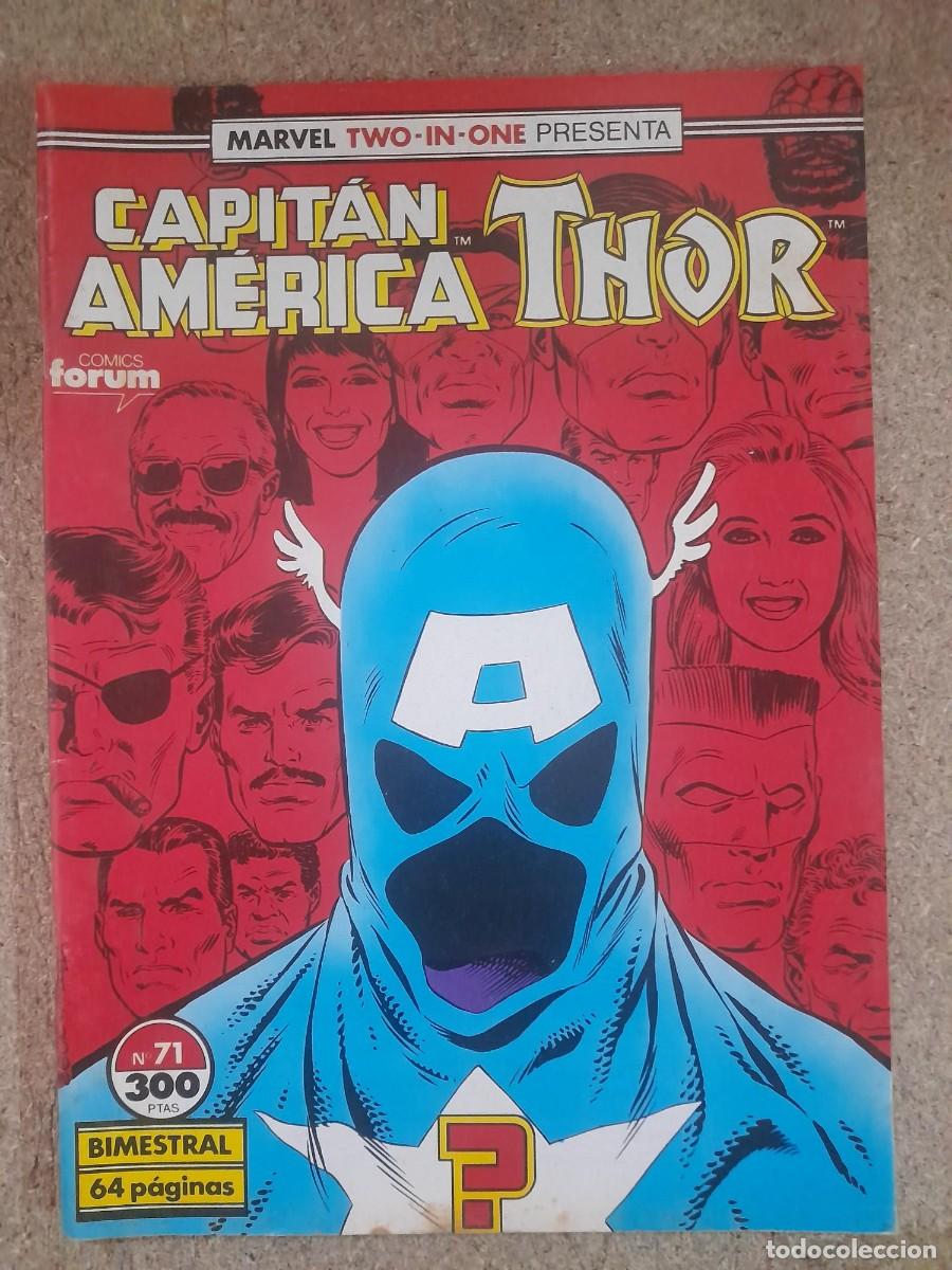 C&oacute;mics: Marvel Two In One.Capitan America/Thor 71.Marvel.Forum
