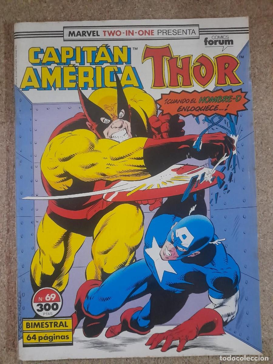 C&oacute;mics: Marvel Two In One.Capitan America/Thor 69.Marvel.Forum