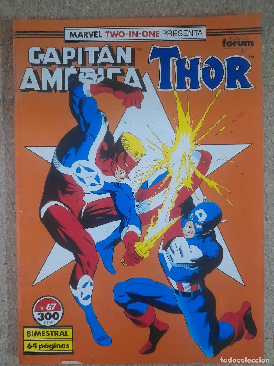 C&oacute;mics: Marvel Two In One.Capitan America/Thor 67.Marvel.Forum - Foto 1