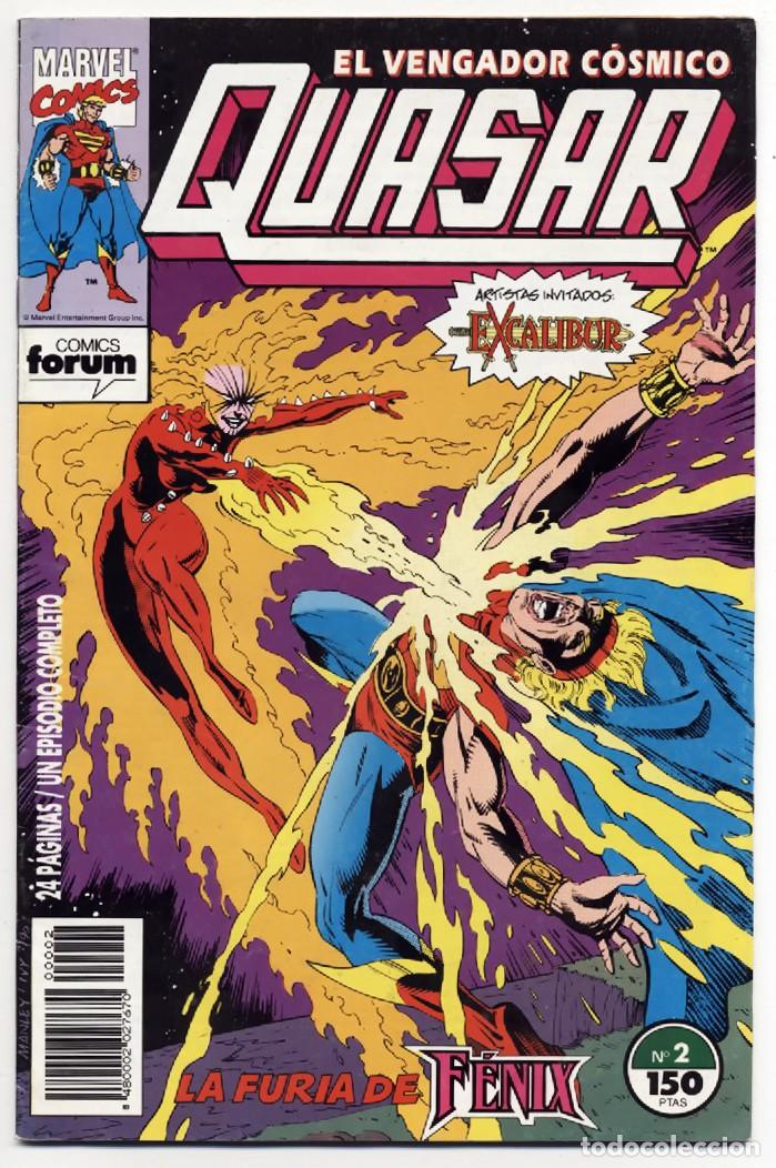 C&oacute;mics: COMIC GRAPA QUASAR N&ordm; 2 EL VENGADOR COSMICO MARVEL COMICS FORUM DEAGOSTINI 1993