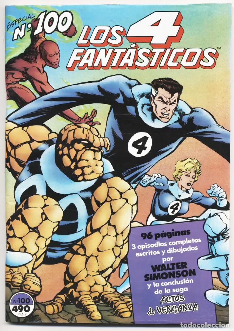 C&oacute;mics: COMIC GRAPA LOS CUATRO FANTASTICOS ESPECIAL N&ordm; 100 COMICS FORUM DEAGOSTINI 1991 96 PAGINAS