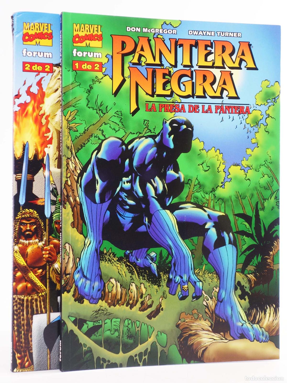 Comics: PANTERA NEGRA LA PRESA DE LA PANTERA 1 A 2. COMPLETA. Forum, 1998