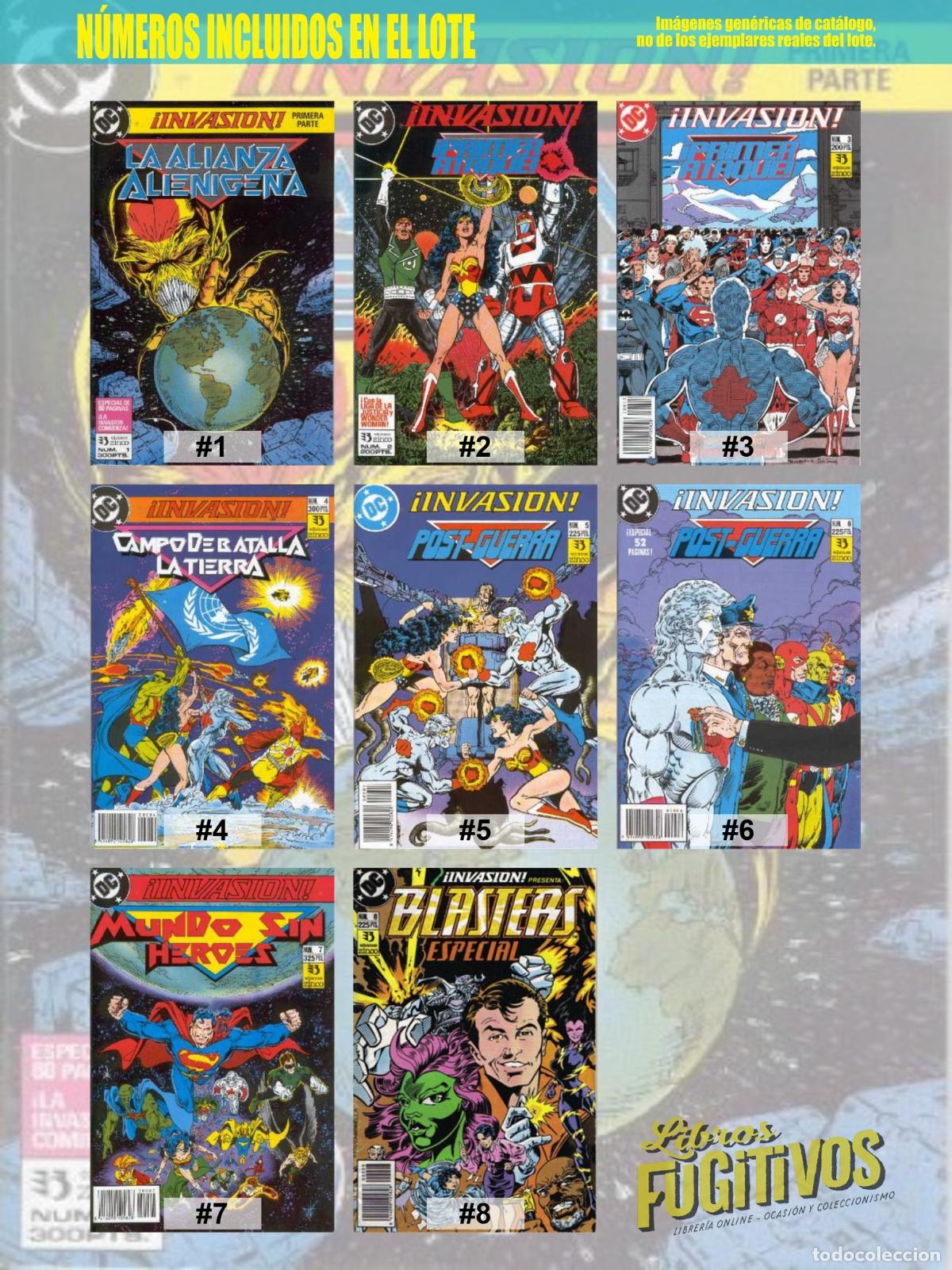 C&oacute;mics: INVASI&Oacute;N 1 A 8. COMPLETA. Forum, 1990 - Foto 3