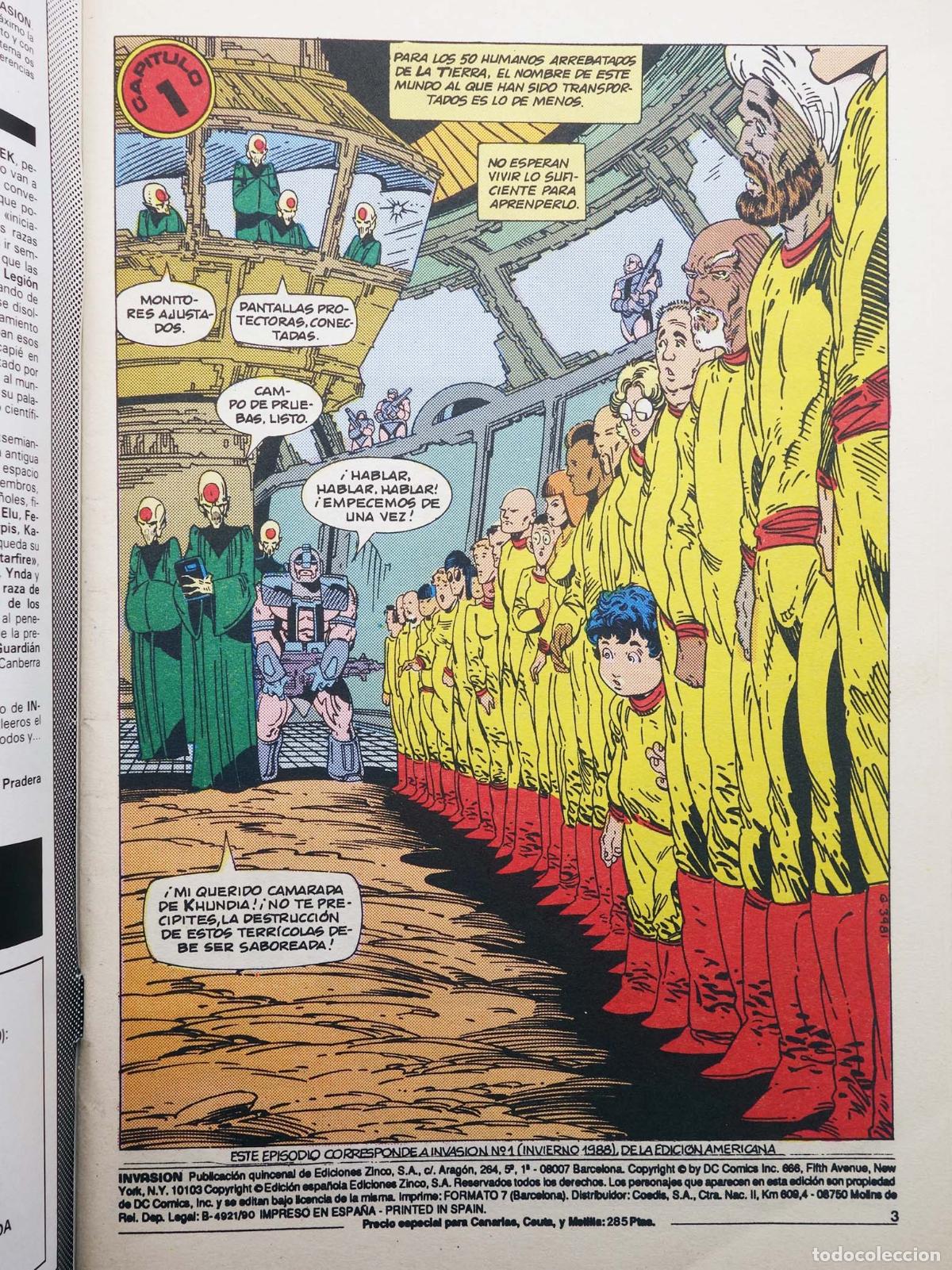 C&oacute;mics: INVASI&Oacute;N 1 A 8. COMPLETA. Forum, 1990 - Foto 7