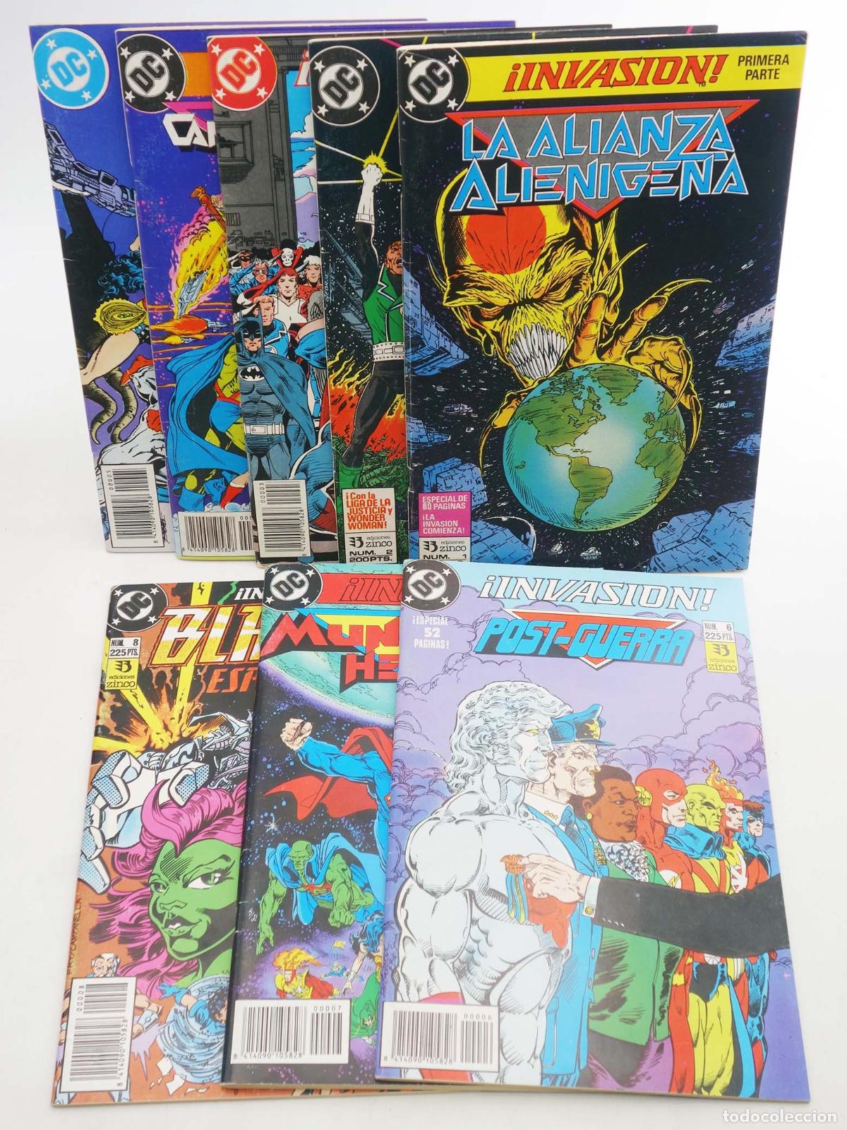 C&oacute;mics: INVASI&Oacute;N 1 A 8. COMPLETA. Forum, 1990