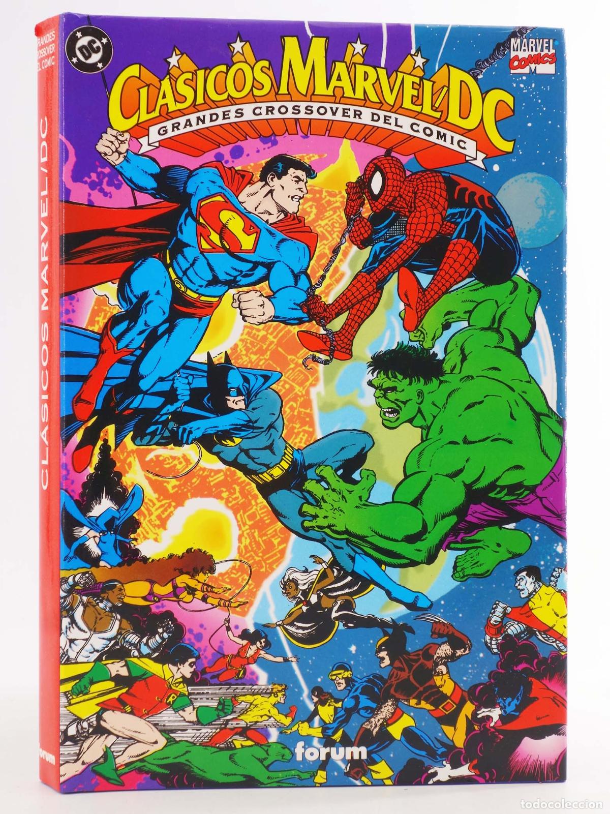 C&oacute;mics: CL&Aacute;SICOS MARVEL DC. GRANDES CROSSOVERS DEL COMIC. Forum, 1993 - Foto 1